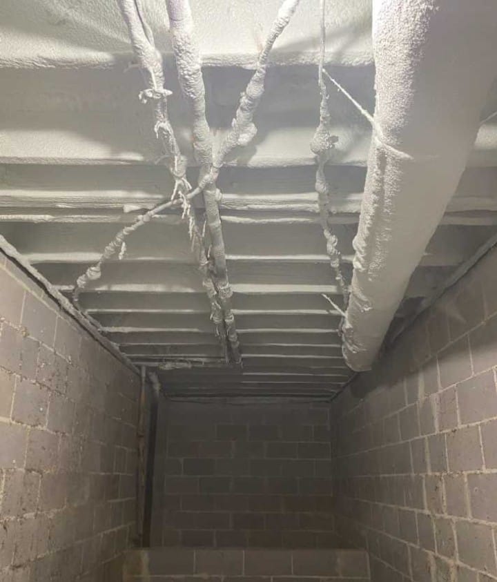 crawl space foam insulation